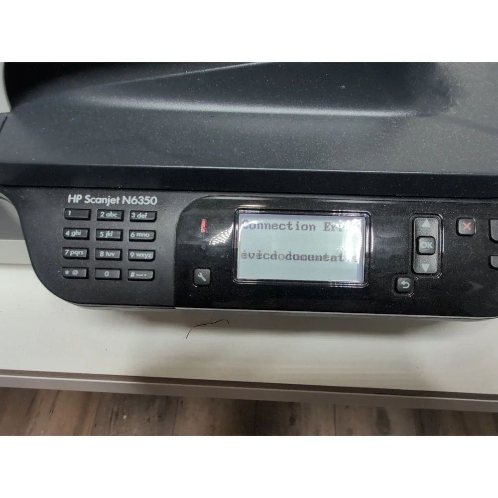 HP ScanJet N6350 Flatbed ADF Duplex CCD USB Ethernet Network